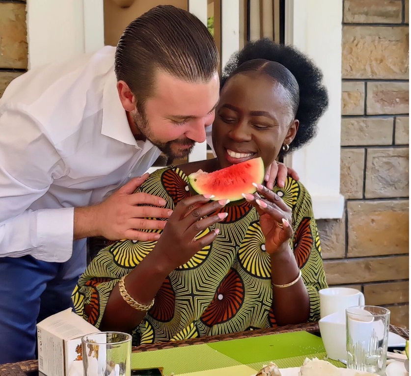 Akothee Enjoys Melon With Hubby